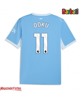 Manchester City Jeremy Doku #11 Tricou Fotbal Replică 2026-27 Barbati Acasa Manchester City Jeremy Doku #11 Tricou Fotbal Replică 2026-27 Barbati Acasa
